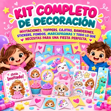 Kit Completo de Decoración