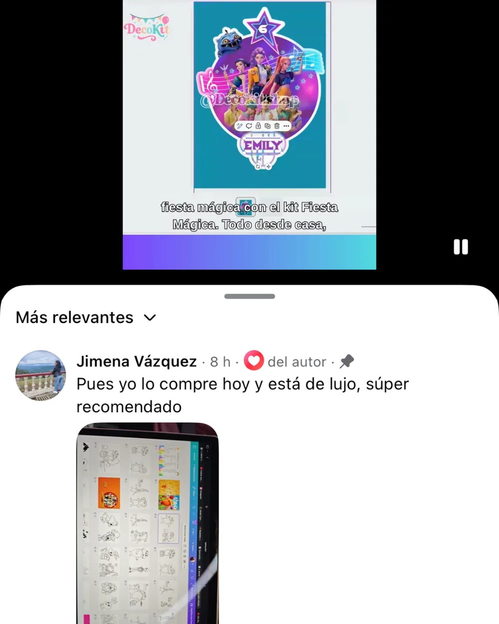Reseña de clienta 2