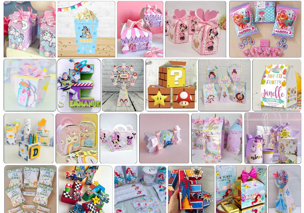 Galería de decoraciones personalizadas para fiestas